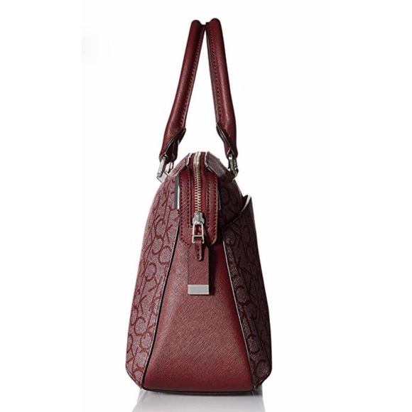 Calvin klein raelynn signature satchel Clearance